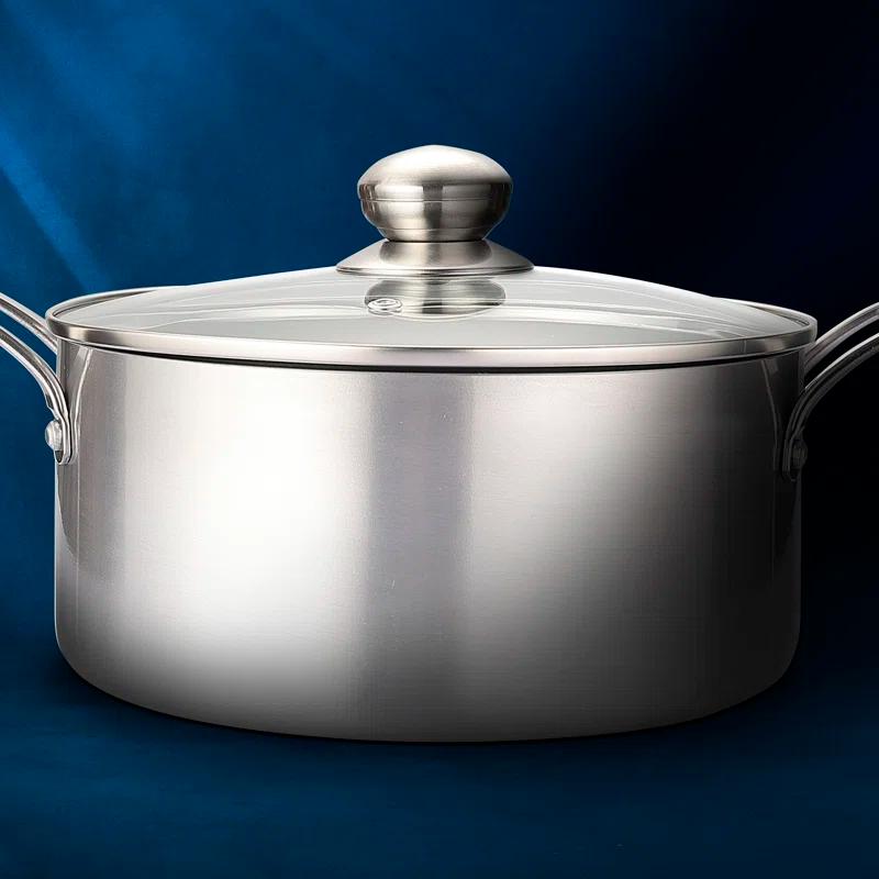 Eternal 4.5 Quarts Non-Stick Stainless Steel Stock Pot