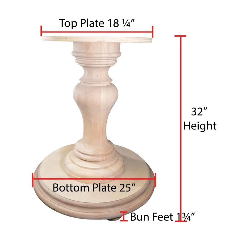Ophelia & Co. Ignasas Pedestal Table Base