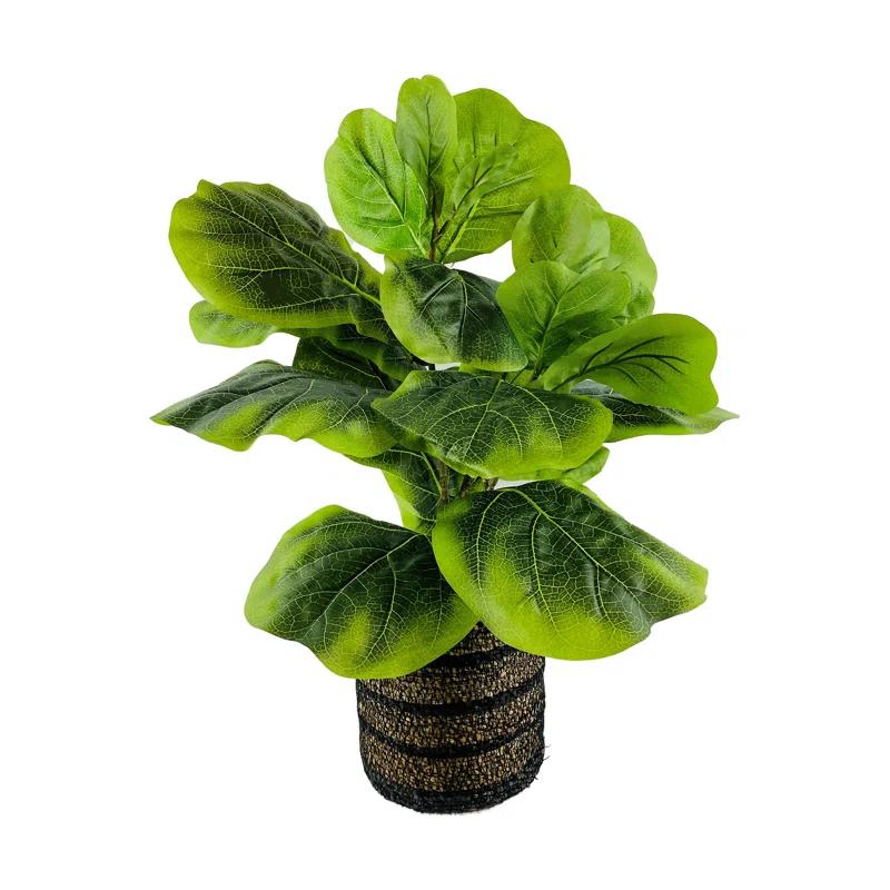 Primrue 24'' Faux Fiddle Leaf Fig Plant