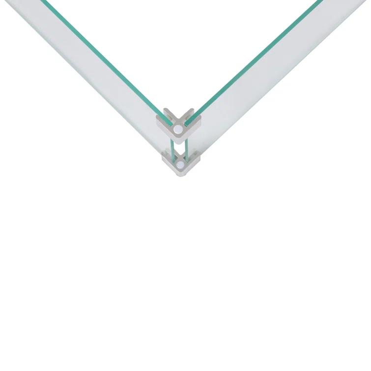 Fire Sense Fire Sense Wind Guard Clear Tempered Glass for Fire Pits & Patio Heaters - Rectangular Wind Guard