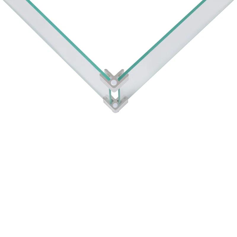 Fire Sense Fire Sense Wind Guard Clear Tempered Glass for Fire Pits & Patio Heaters - Rectangular Wind Guard