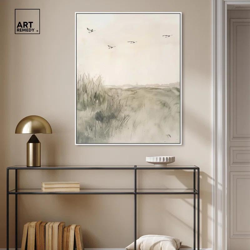 Art Remedy Gaviotas Canvas Boho Minimalist Abstract Wall Art by Art Remedy