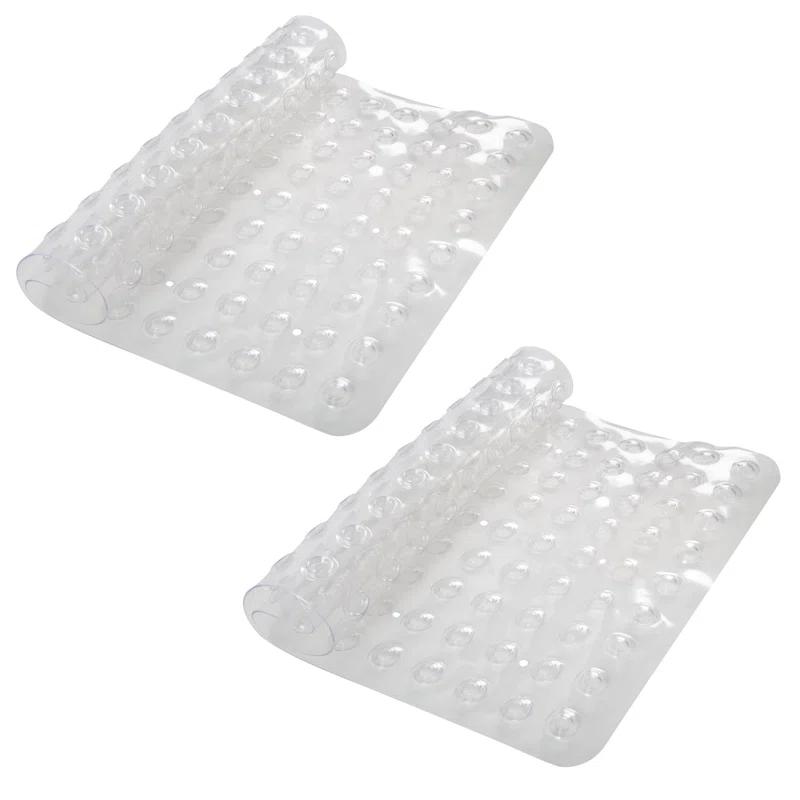 Bath Bliss Plastic / Acrylic Bath Mat (Set of 2)