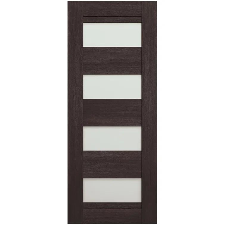 Belldinni Avon 07-08 Solid Manufactured Wood and Glass Standard Door Slab