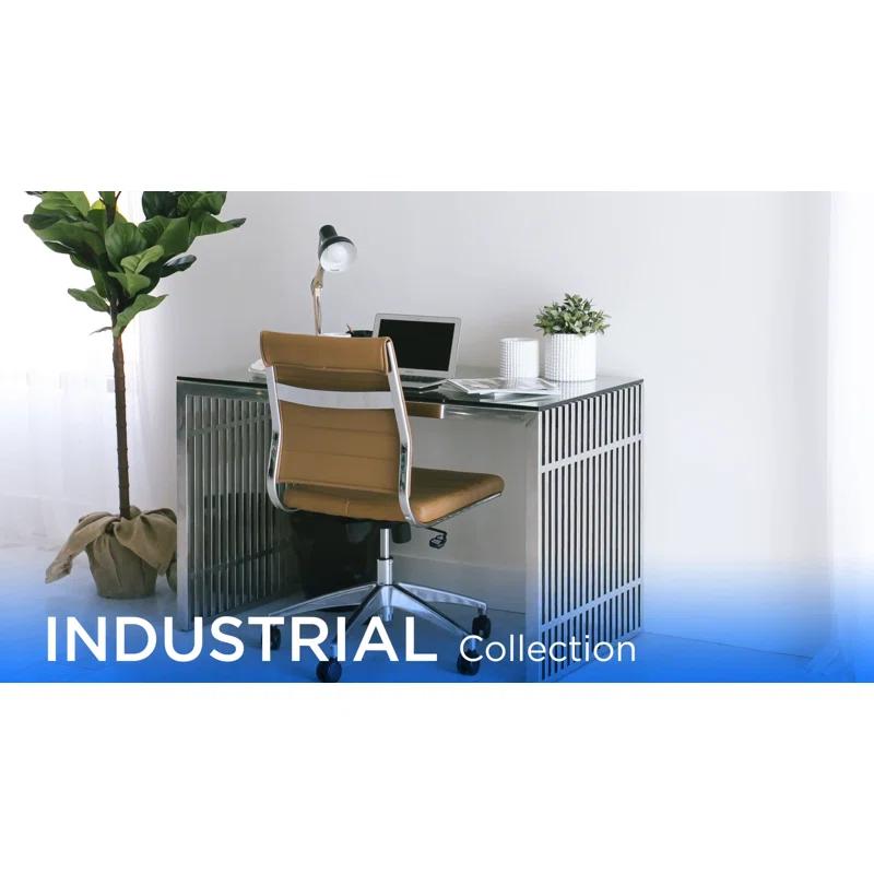Modway Stainless Steel Modern Gridiron Console Table by Modway