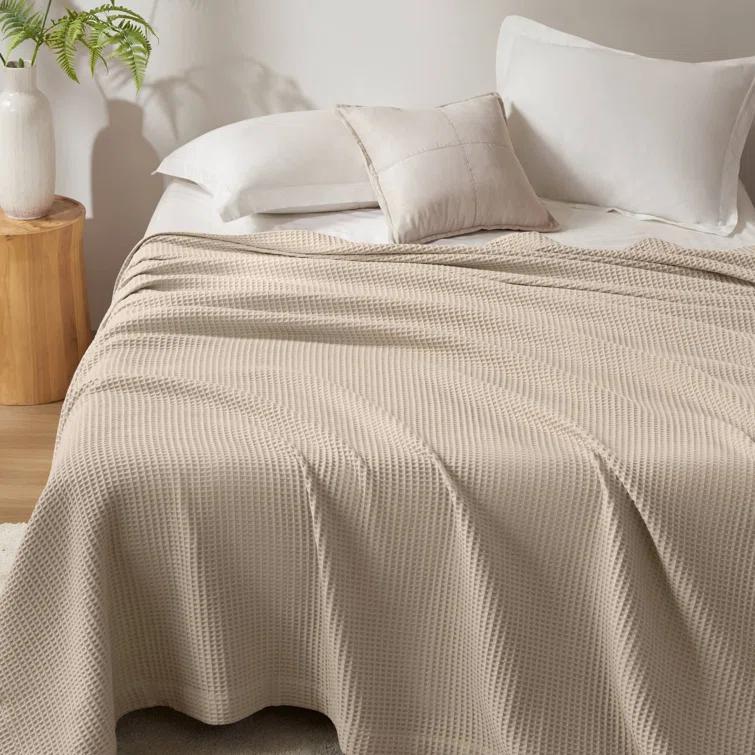 Waffle Weave Cotton Blanket