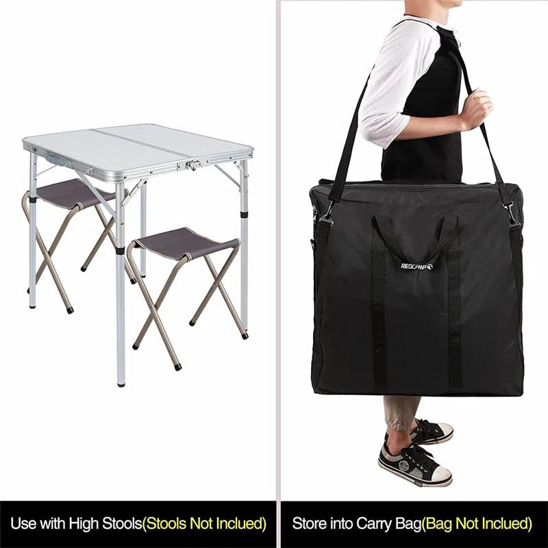 REDCAMP Square Outdoor Folding Camping Table