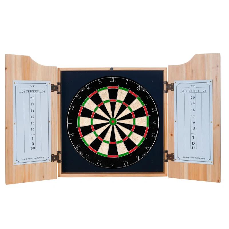 Trademark Global Trademark Global Bristle Dartboard And Cabinet Set (Darts Included)