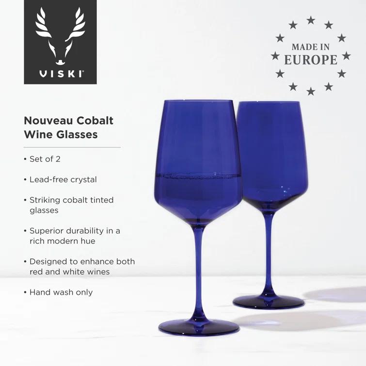 Reserve Nouveau Crystal Wine Glasses (Set of 2)