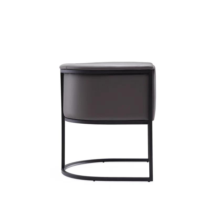 Ceets Bali Saddle And Black Faux Leather Dining Chair (Set Of 2) (Set of 2)