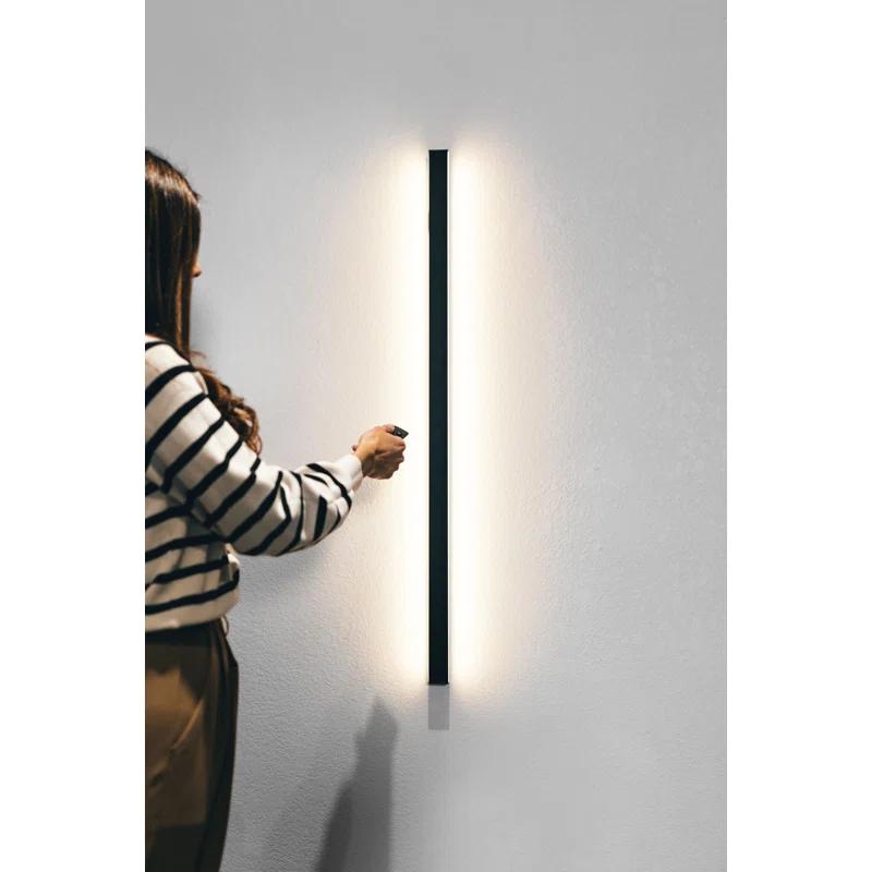 Orren Ellis Aluminum LED Armed Sconce