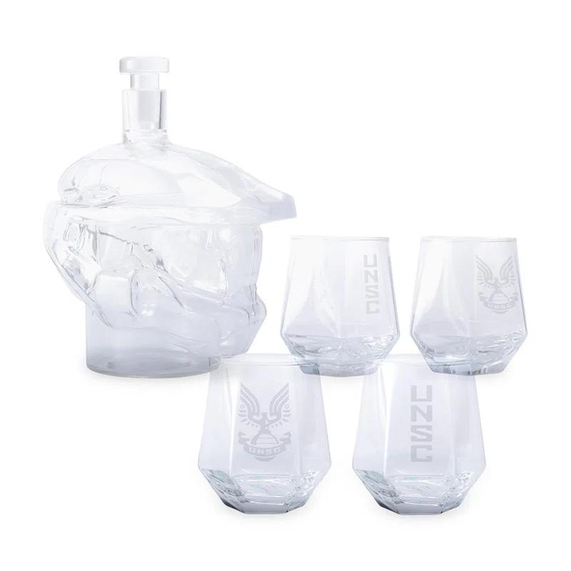 Ukonic 6 Piece Whiskey Decanter Set