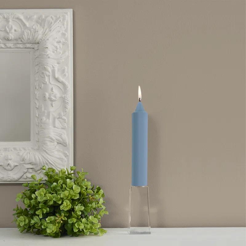 Smooth Collenette Unscented Taper Candle (Set of 4)