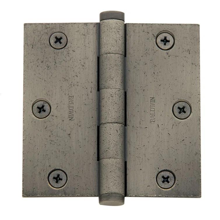 Baldwin 3.5" H x 3.5" W Butt Bearing Single Door Hinge