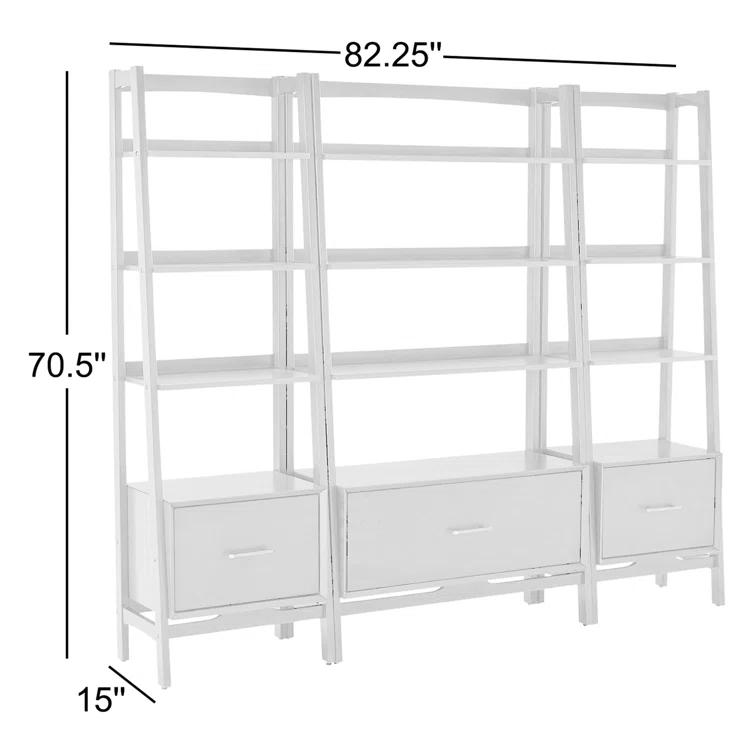 Stiles Wide Ladder Bookcase