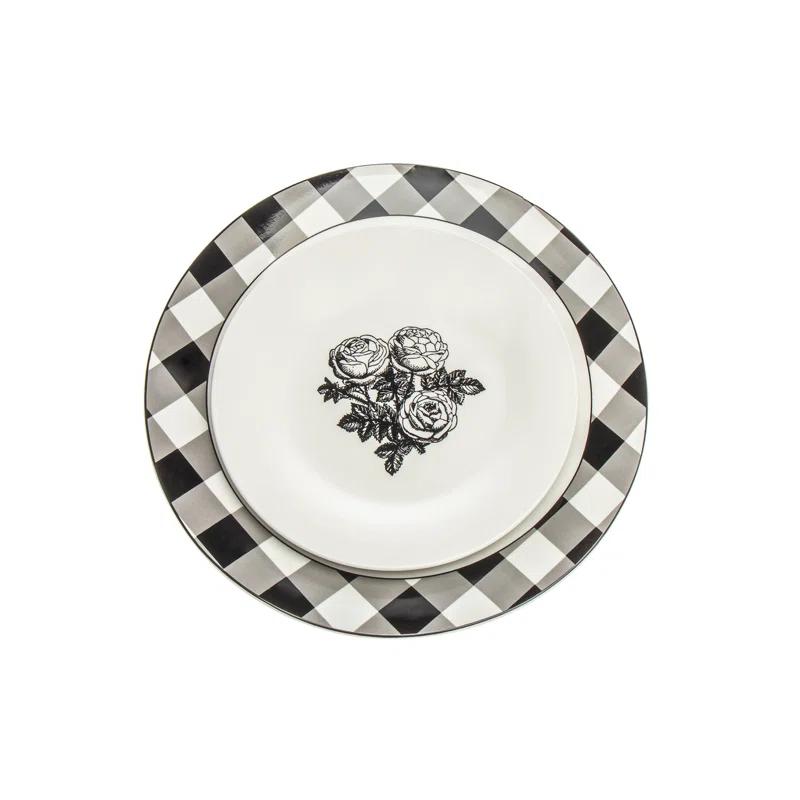 Godinger Silver Art Co Godinger 12 Piece Dinnerware Set, Service for 4