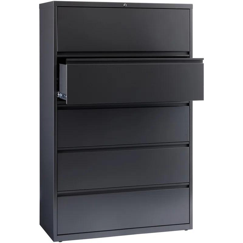 Inbox Zero Pabel 36'' Wide 5 -Drawer Steel File Cabinet