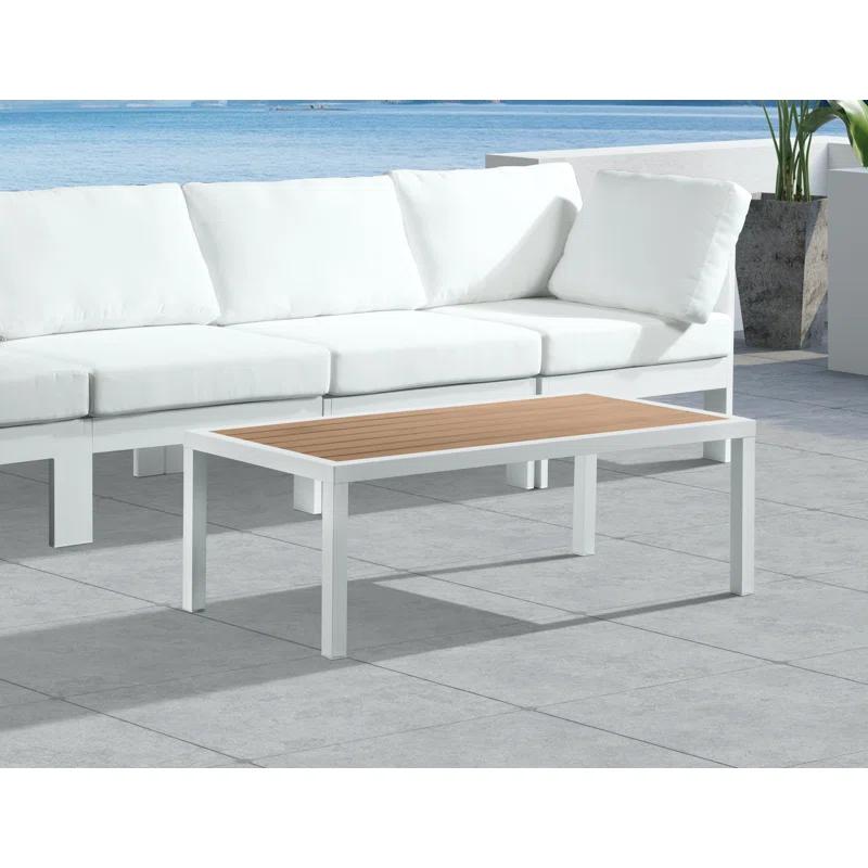Orren Ellis Vernola Rectangular Outdoor Coffee Table
