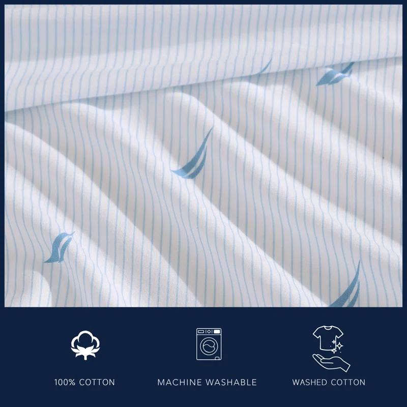 Nautica Nautica Printed Cotton Percale Sheet Sets