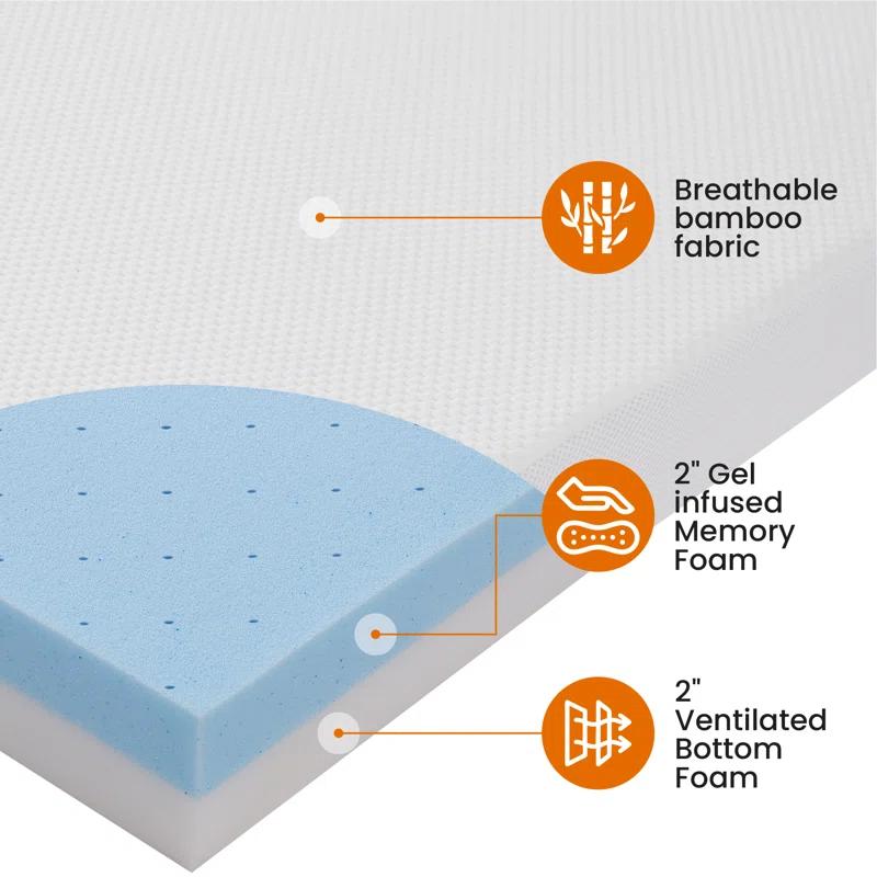 Cheer Collection 3'' Mattress Topper