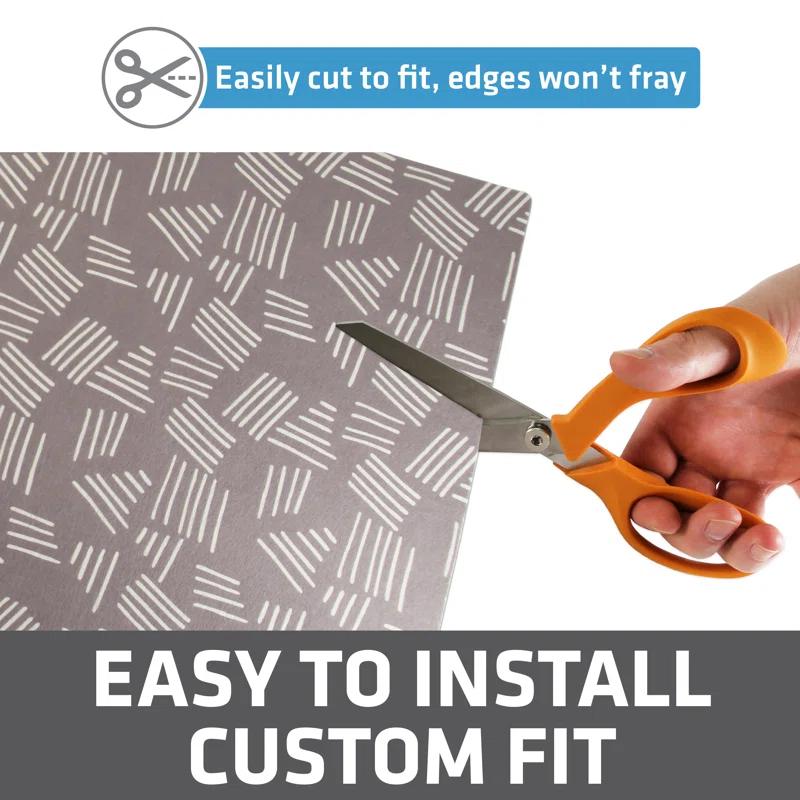 Drymate XL Under Sink Mat, Protective Cabinet Liner For Kitchen & Bathroom - Absorbent, Waterproof, Machine Washable (24”x59”) (Charcoal) (USA Made)