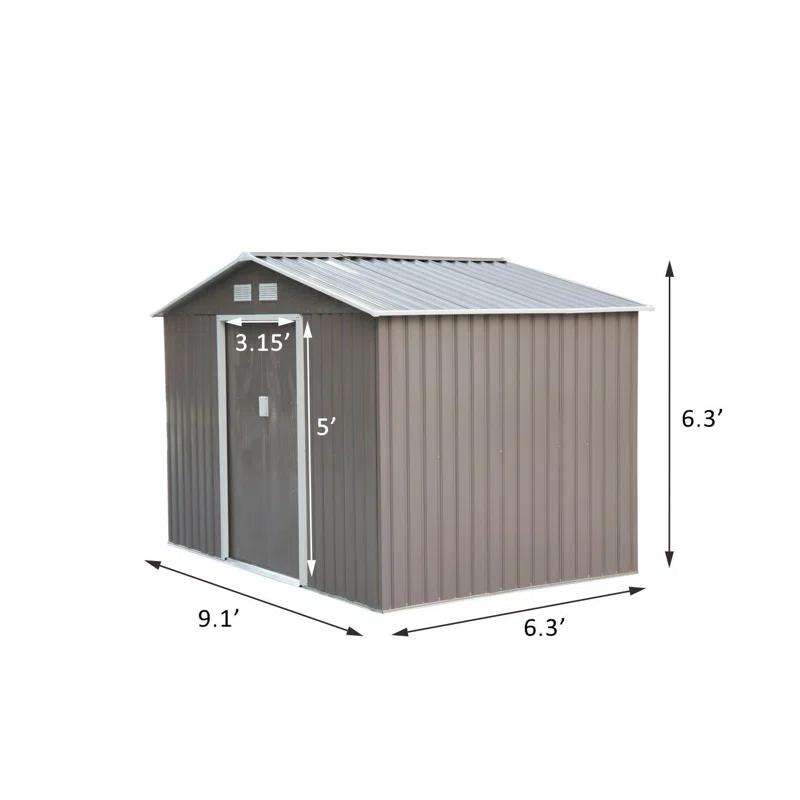 Outsunny Metal Storage Shed