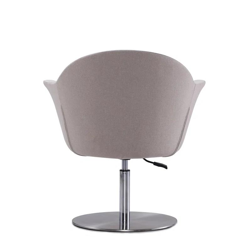 Orren Ellis Hillian Upholstered Swivel Armchair (Set of 2)