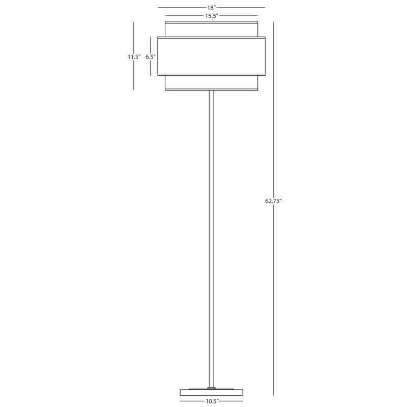 Robert Abbey Decker 62.75'' Traditional Floor Lamp