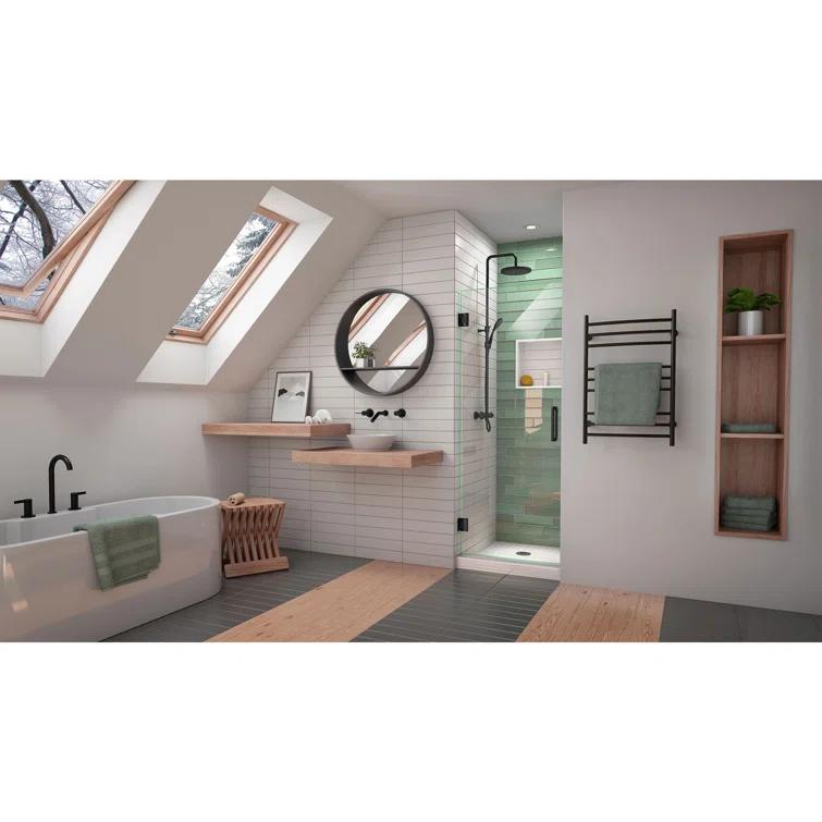 DreamLine Unidoor-LS 29'' W x 72" H Hinged Frameless Shower Door with ClearMax Technology SHDR-2030722-09