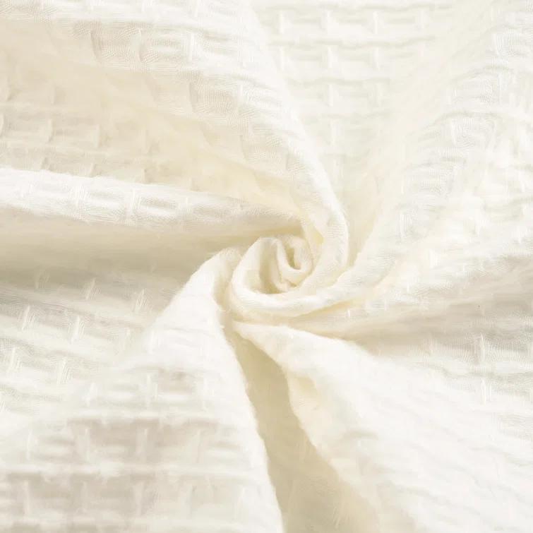 Gracie Oaks Daeb Cotton Blend Shower Curtain