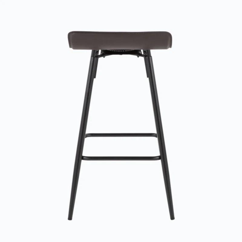 Wenty Upholstered Counter Stool with Metal Frame (Set of 2)