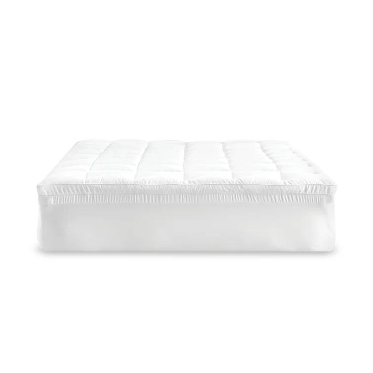 BodiPEDIC 4" Hybrid Memory Foam And Fiber Mattress Topper