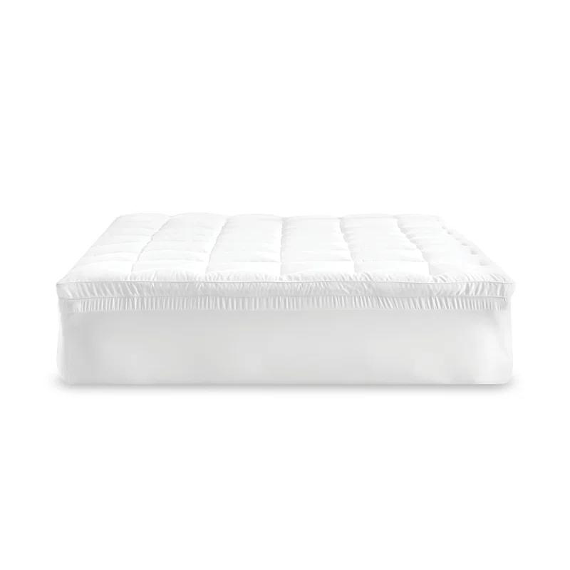 BodiPEDIC 4" Hybrid Memory Foam And Fiber Mattress Topper