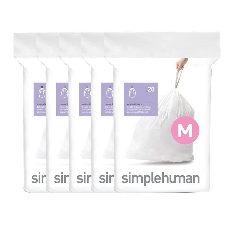 simplehuman Simplehuman Code D Custom Fit Drawstring Trash Bags