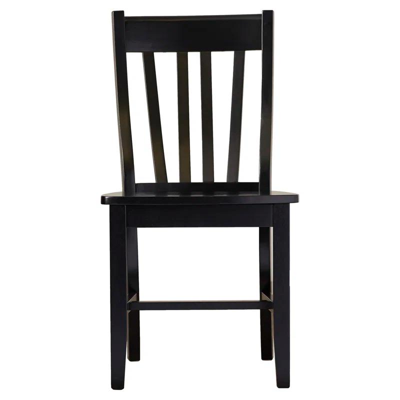 August Grove® Toby 18.5'' H Solid Wood Side Chair (Set of 2)