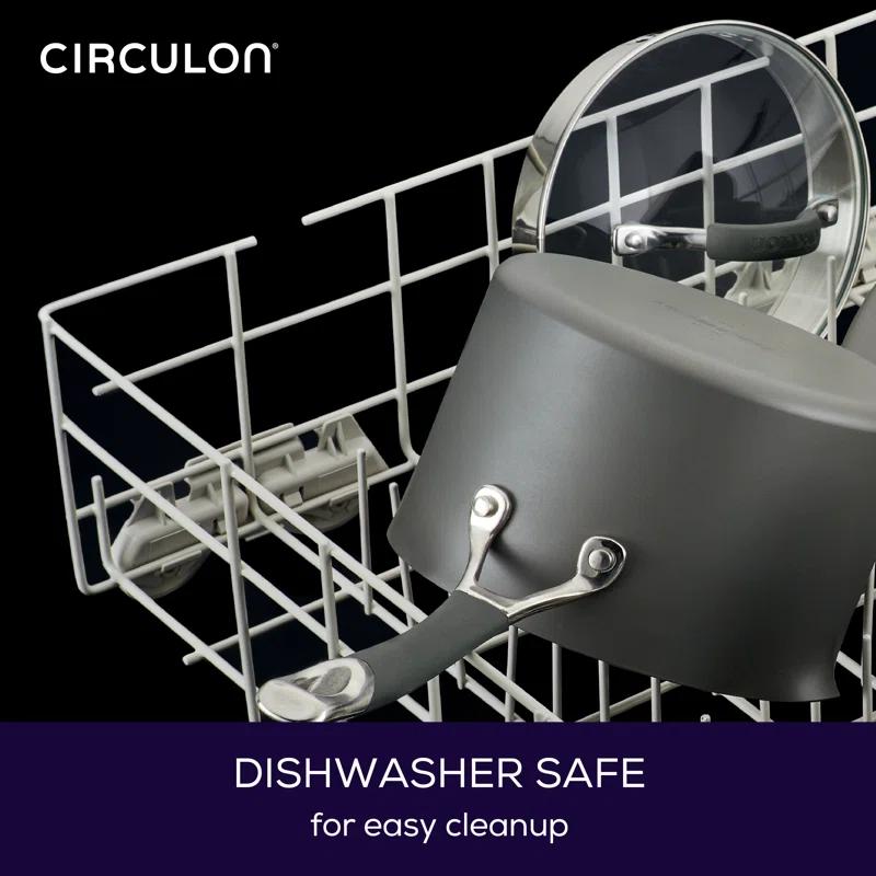 Circulon Radiance Hard-Anodized Aluminum Nonstick Wide Stockpot