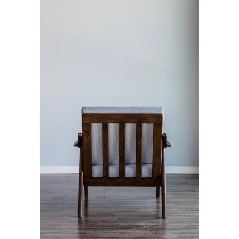 George Oliver Boye Slate Lounge Chair with Removable Cushions