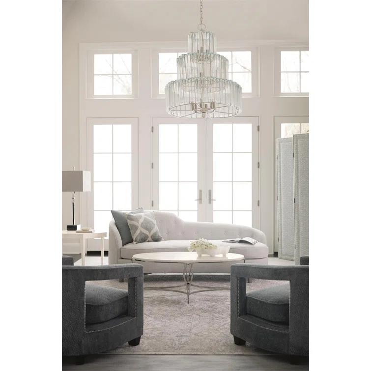 Bernhardt Alana Upholstered Swivel Barrel Chair