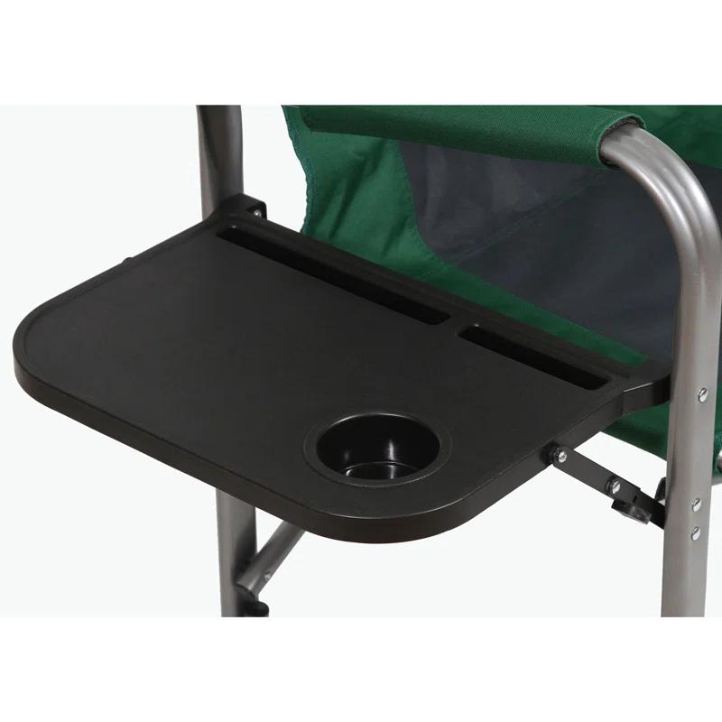 Kamp-Rite Kamp-Rite Portable Director's Chair w/Cooler, Cup Holder, & Side Table