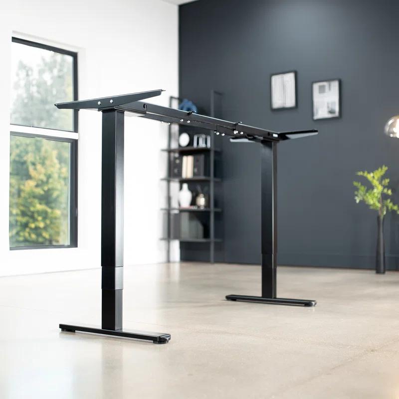 Vivo Black Electric Dual Motor Desk Frame