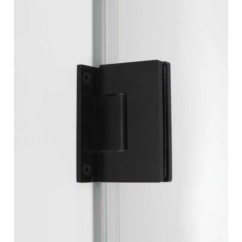 Aston SEN962EZ-MB-372336-10 Bromley GS Frameless 36.38" x 72" Rectangle Hinged Shower Enclosure