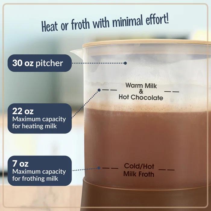 Nostalgia Nostalgia FHCM4BR Frother & Hot Chocolate Maker