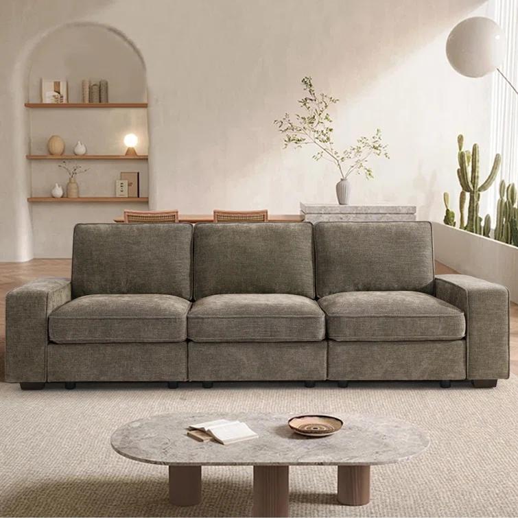 Latitude Run® Upholstered Sofa Modular Sectional With Removable Covers