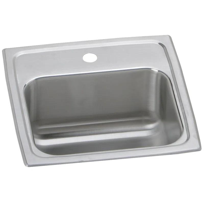 Elkay ECTSR33229BG5 Crosstown Stainless Steel 33" L x 22" W Double Basin Dual Mount Kitchen Sink