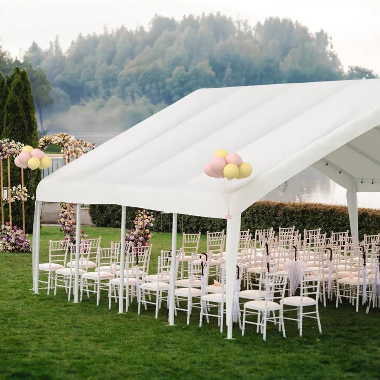 Ideamage 20 Ft. W x 26 Ft. D Metal Party Tent