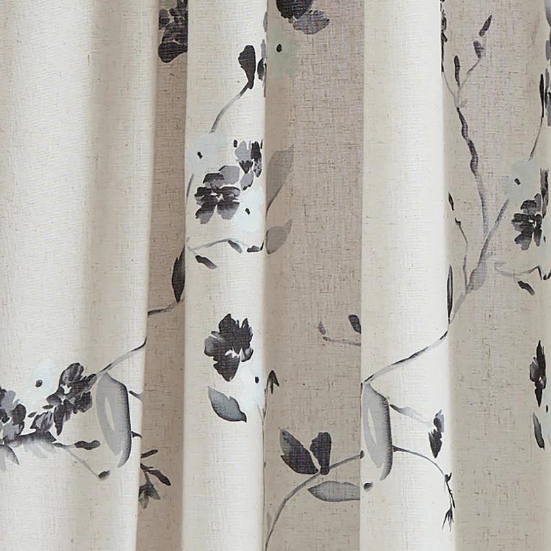 DKNY DKNY Fontana Mid Grey Curtain Panel Pair