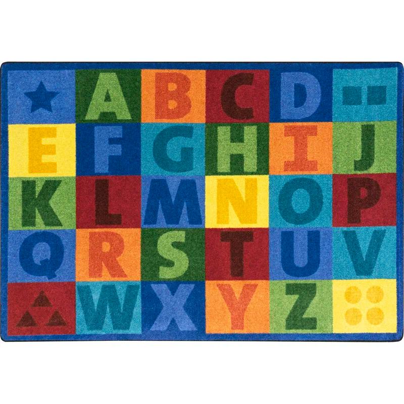 Joy Carpets Joy Carpets Colorful Learning Educational Area Rug