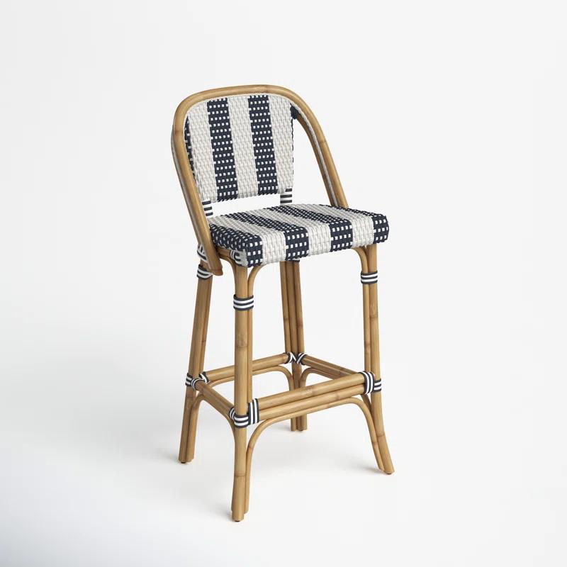 Birch Lane™ Euporie Woven Bar Stool