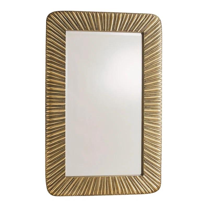 Global Views Valencia Mirror-Antique Brass
