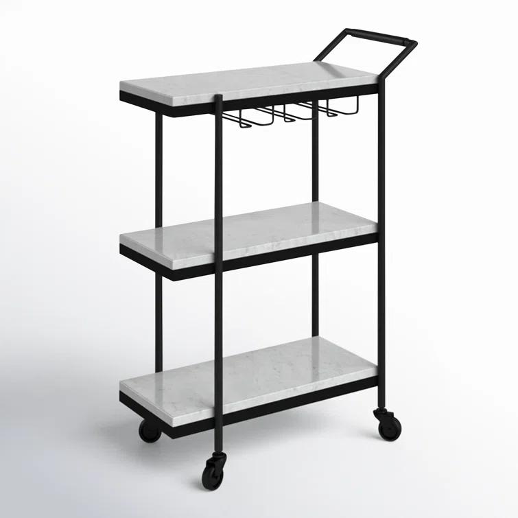 Laval Marble Bar Cart (24")